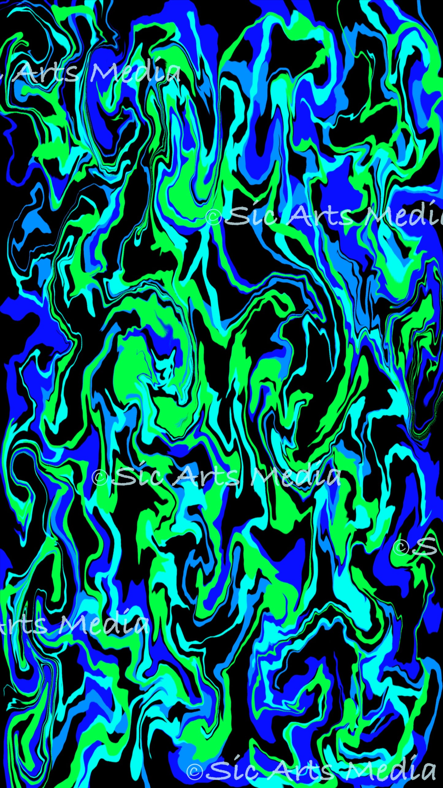 “Gecko” Digital Phone Wallpaper