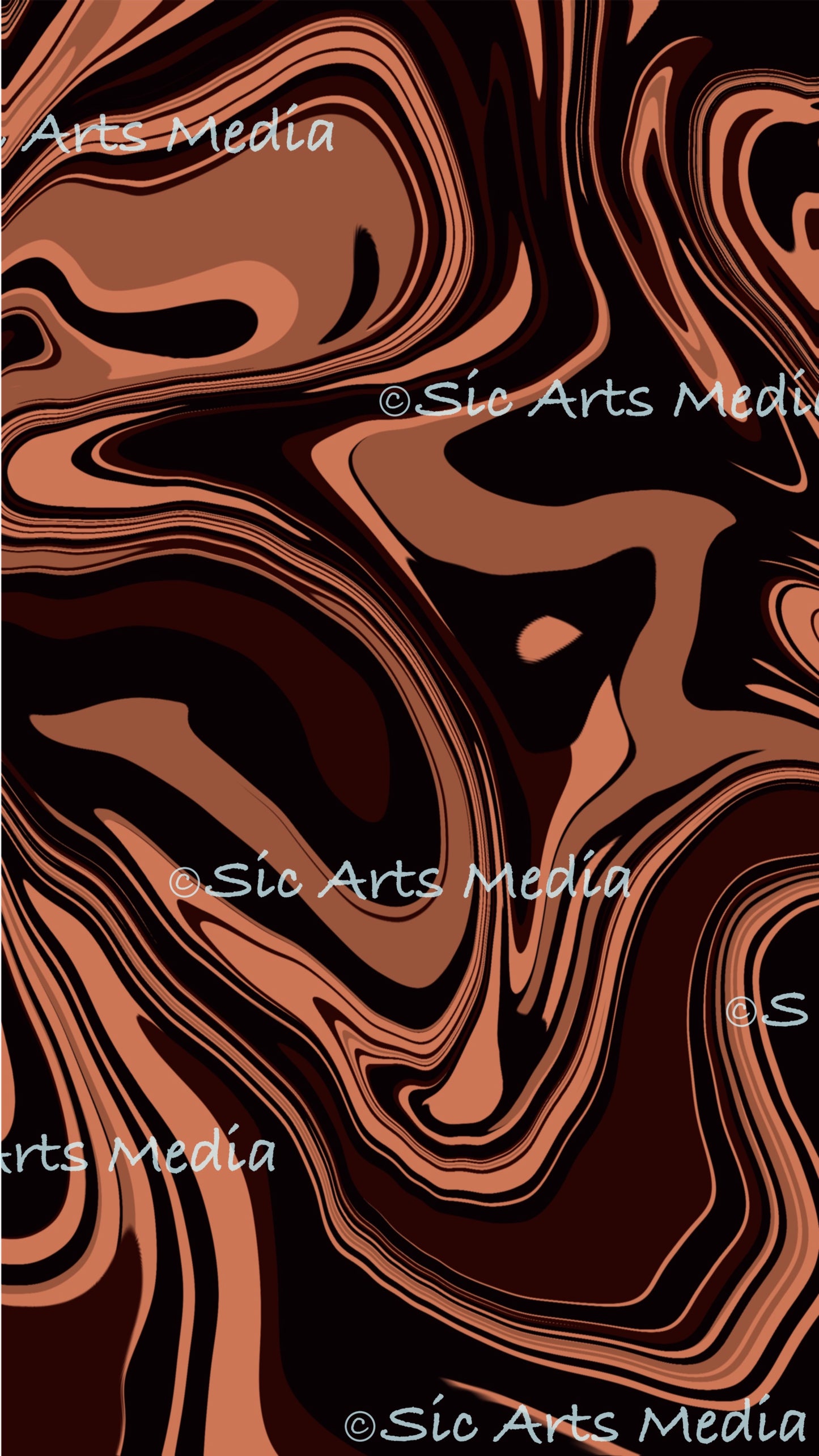 “Brown MilkyWay” Digital Phone Wallpaper