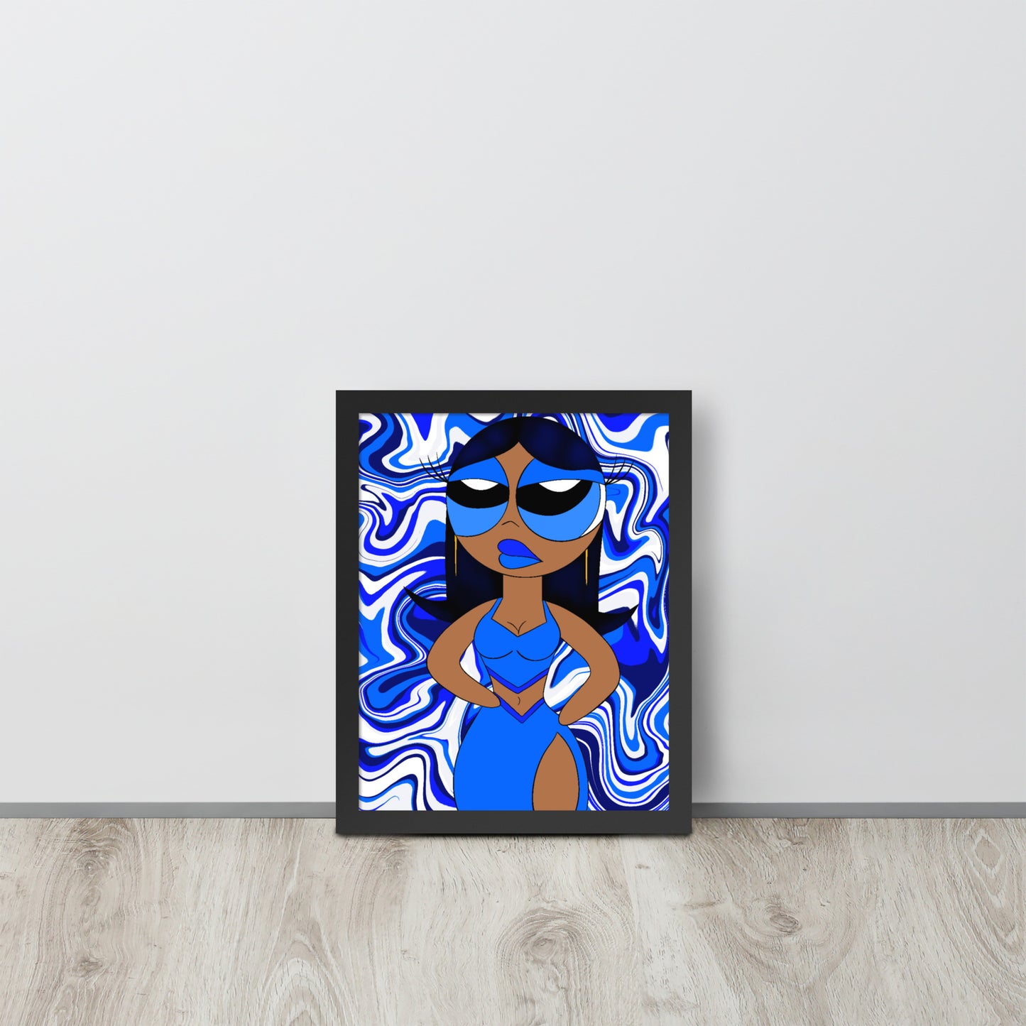 “Sapphire” Framed poster