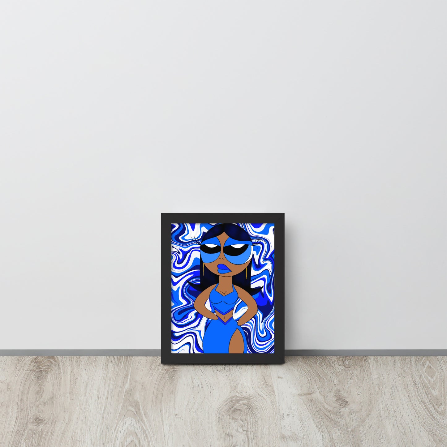 “Sapphire” Framed poster