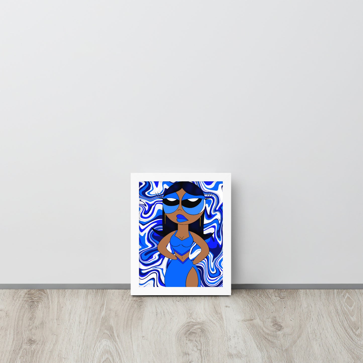 “Sapphire” Framed poster