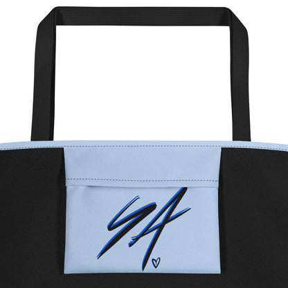 “Blue Emotions” Large Tote Bag