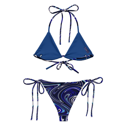 “Blue Illusion” string bikini