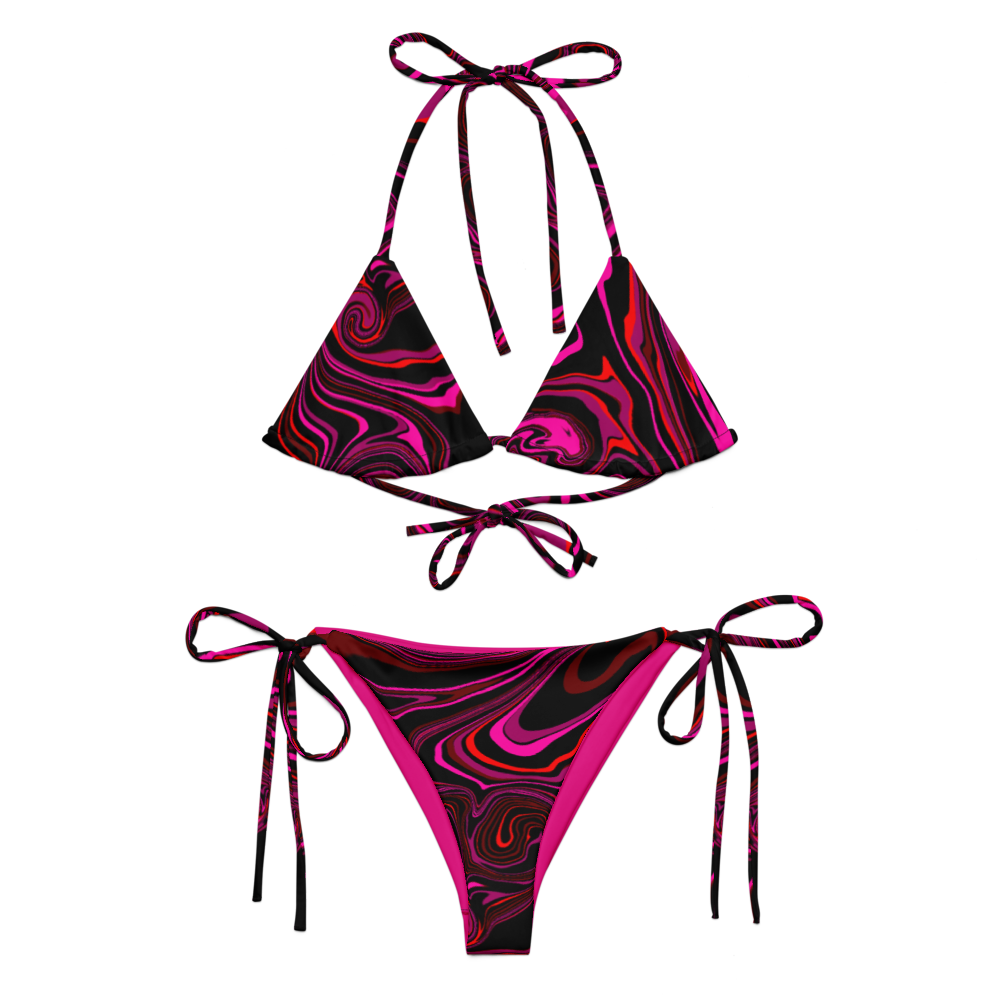 “Pink Fusion” string bikini