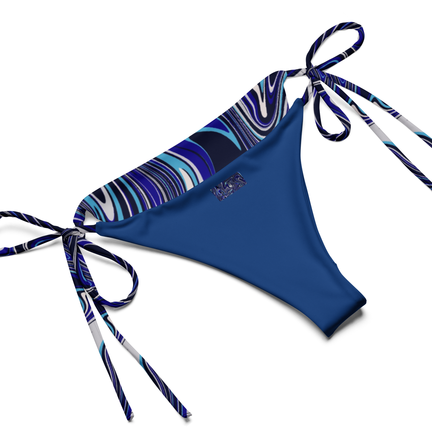 “Blue Illusion” string bikini