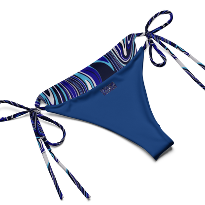 “Blue Illusion” string bikini