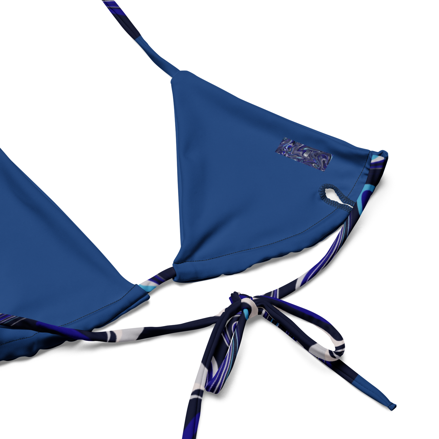 “Blue Illusion” string bikini