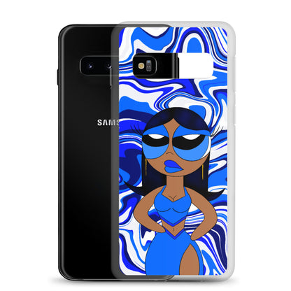 “Sapphire” Clear Case for Samsung®