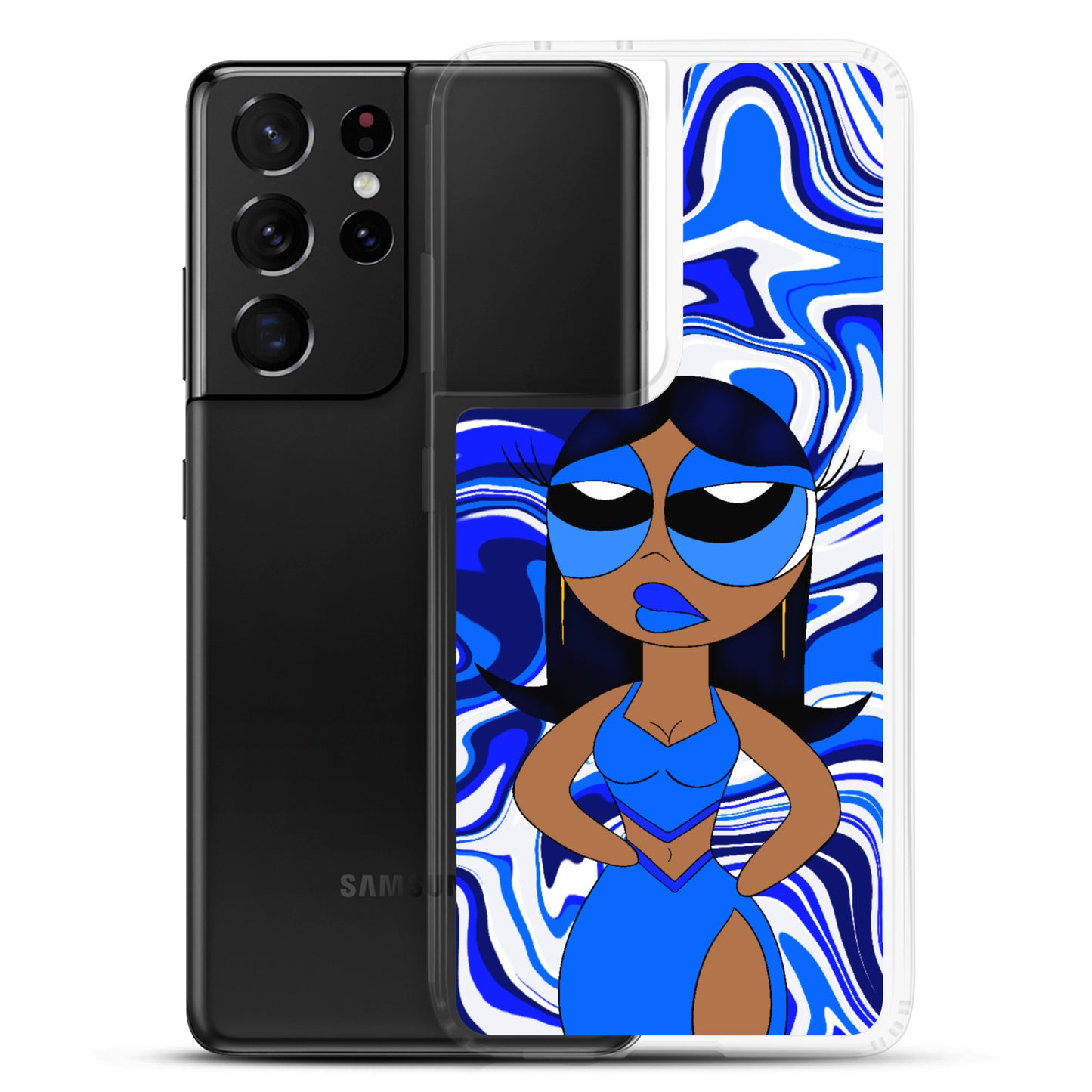 “Sapphire” Clear Case for Samsung®